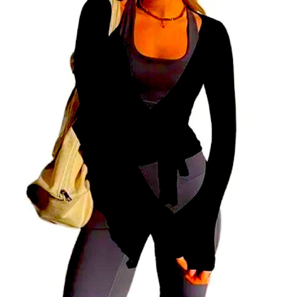 BY VICI BOUTIQUE DROP WOMENS CROSS DEEP WRAP RUCHED SEXY DEEP V!❤️